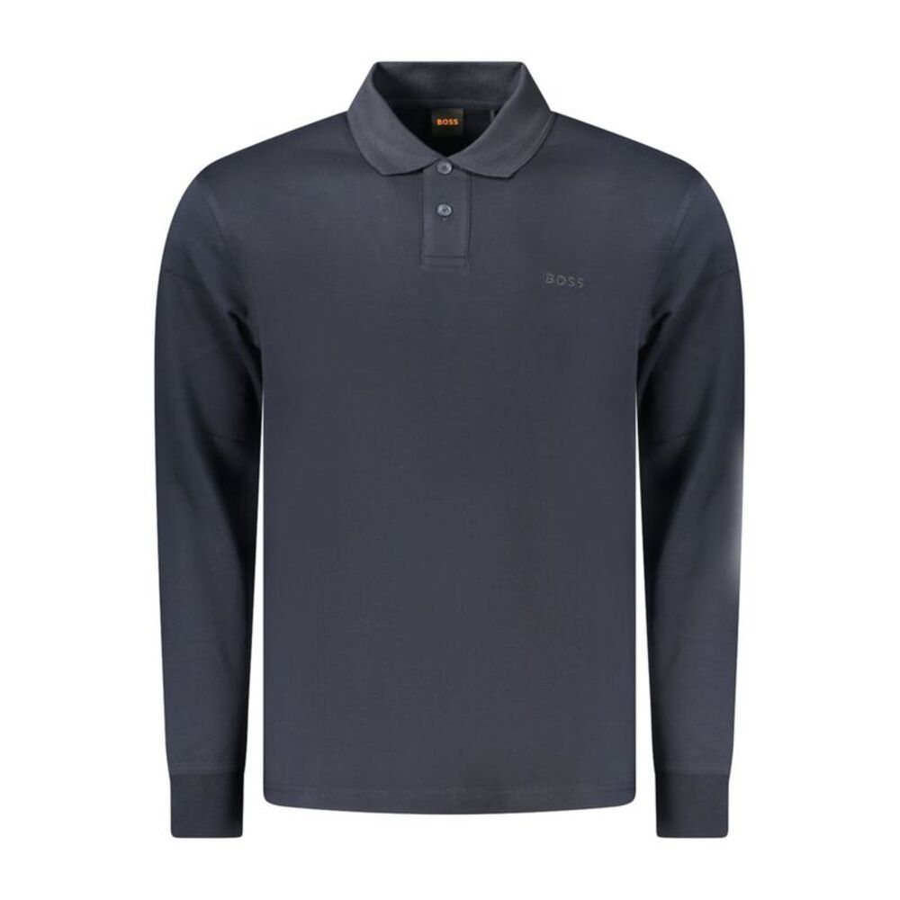 Hugo Boss Blue Cotton Polo Men's Shirt